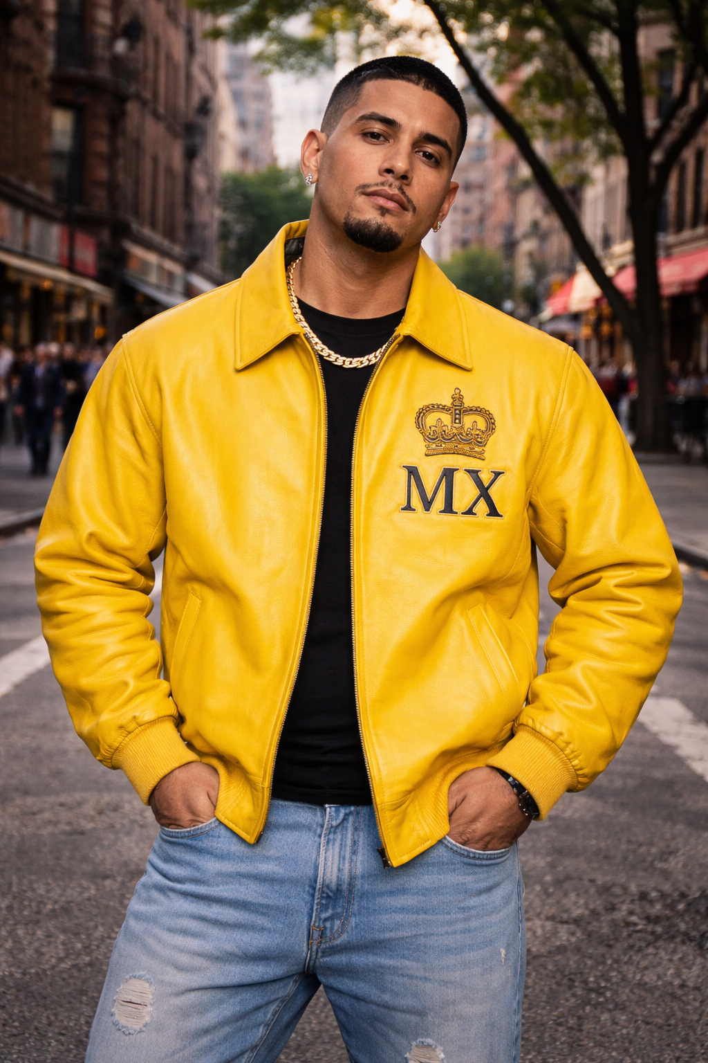 Marqui Xclusives MX Crown Leather Jacket