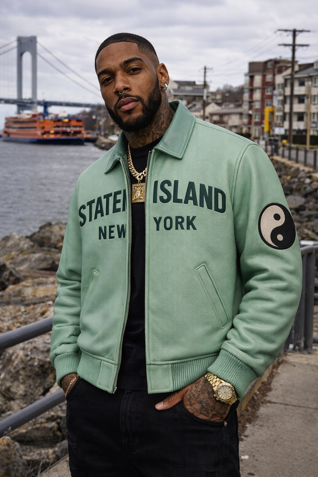 The Staten Island Premium Leather Jacket