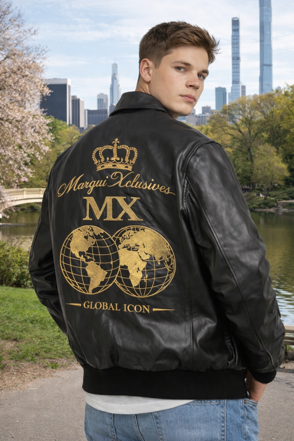 Marqui Xclusives “Global Icon” Leather Jacket