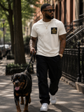 Marqui Xclusives Premium Leather Patch Tee