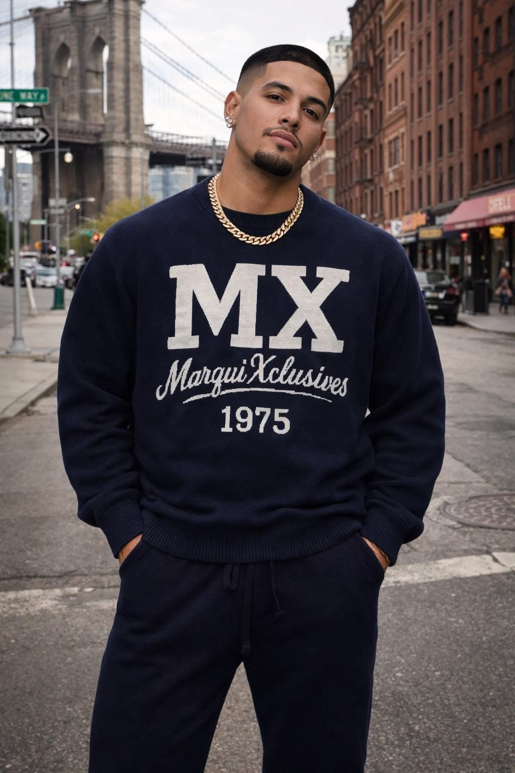 Marqui Xclusives Knitted Sweatsuit