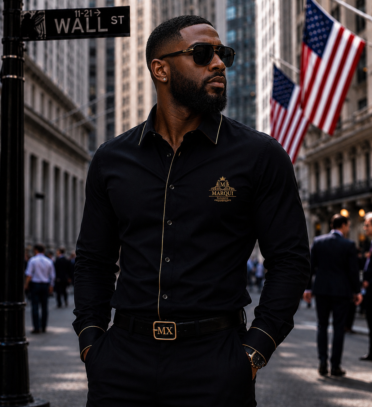 Marqui Xclusives Premium Cotton Button-Up